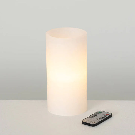 Glow candle white