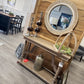 Weathered Wood Trestle Table