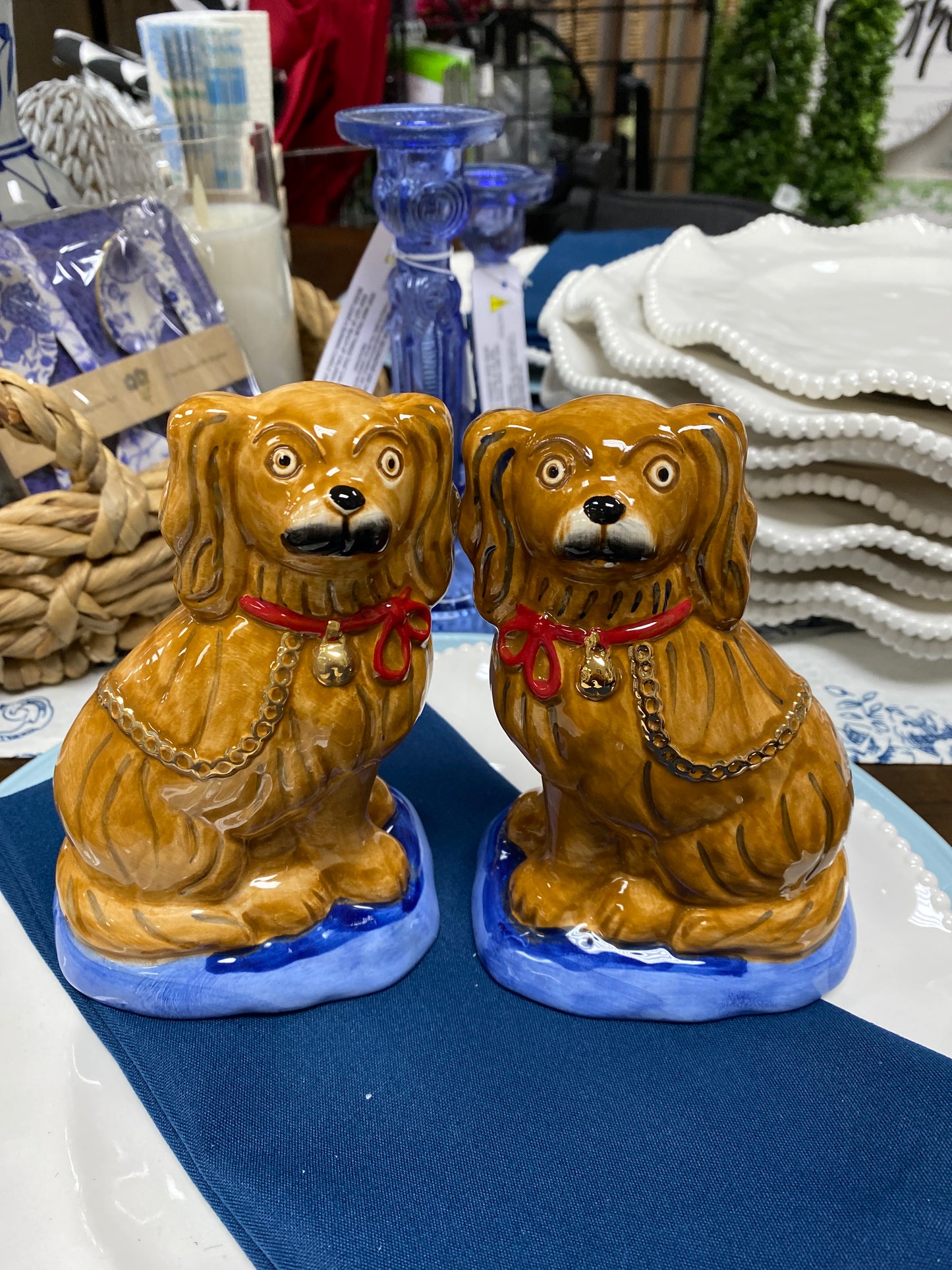 Ceramic Dog Figurine