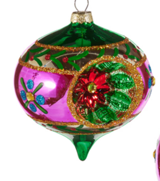 5.5" MULTICOLOR WITCH EYE ORNAMENT