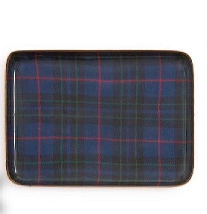 Tartan Decorative Metal Trays