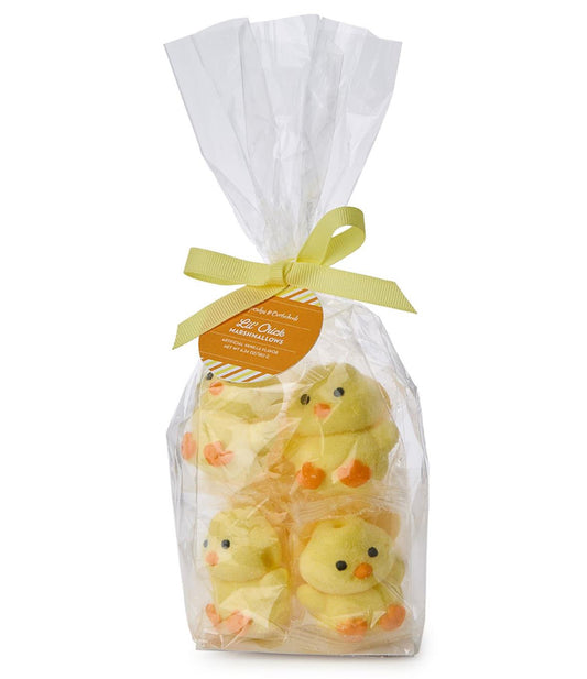 Lil' Chick Vanilla Hand-Decorated Marshmallow Candy in Gift Bag