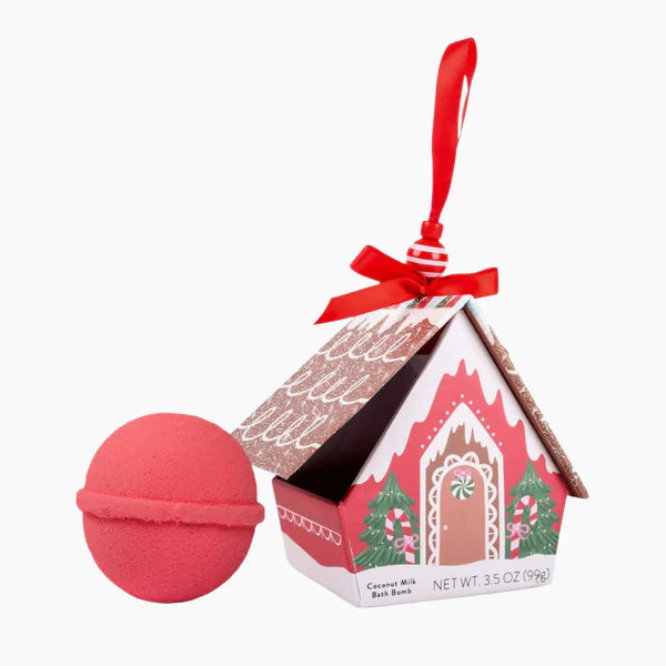 Christmas ornament bath bomb