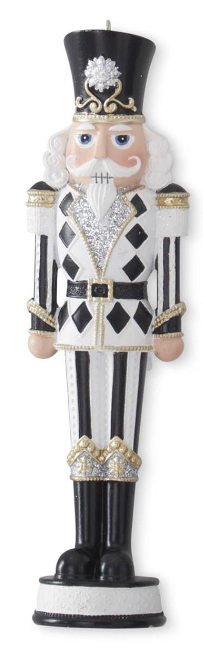 Assorted Black & White Harlequin Check Nutcracker