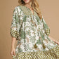 Mixed print Dress