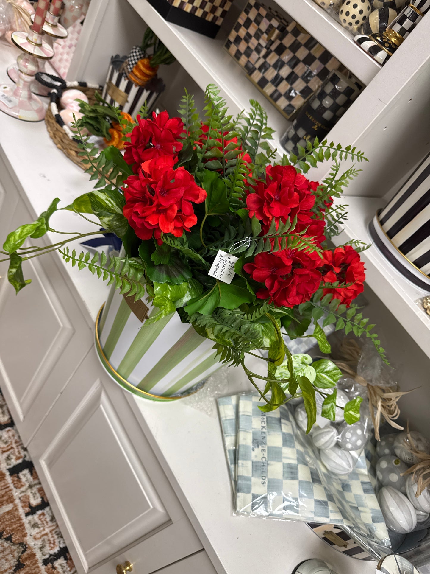 Geranium arrangement