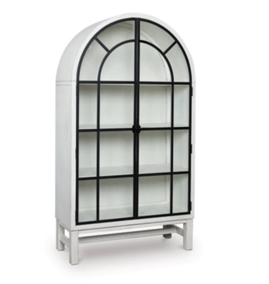Display cabinet arched