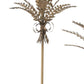 Antique Gold Metal Wheat Taper Candleholders