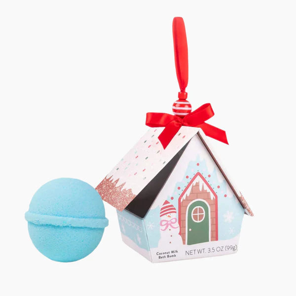 Christmas ornament bath bomb