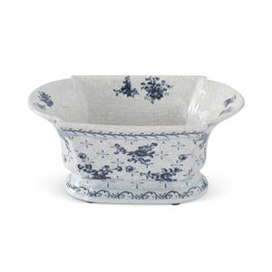 13 Inch Blue & White Floral