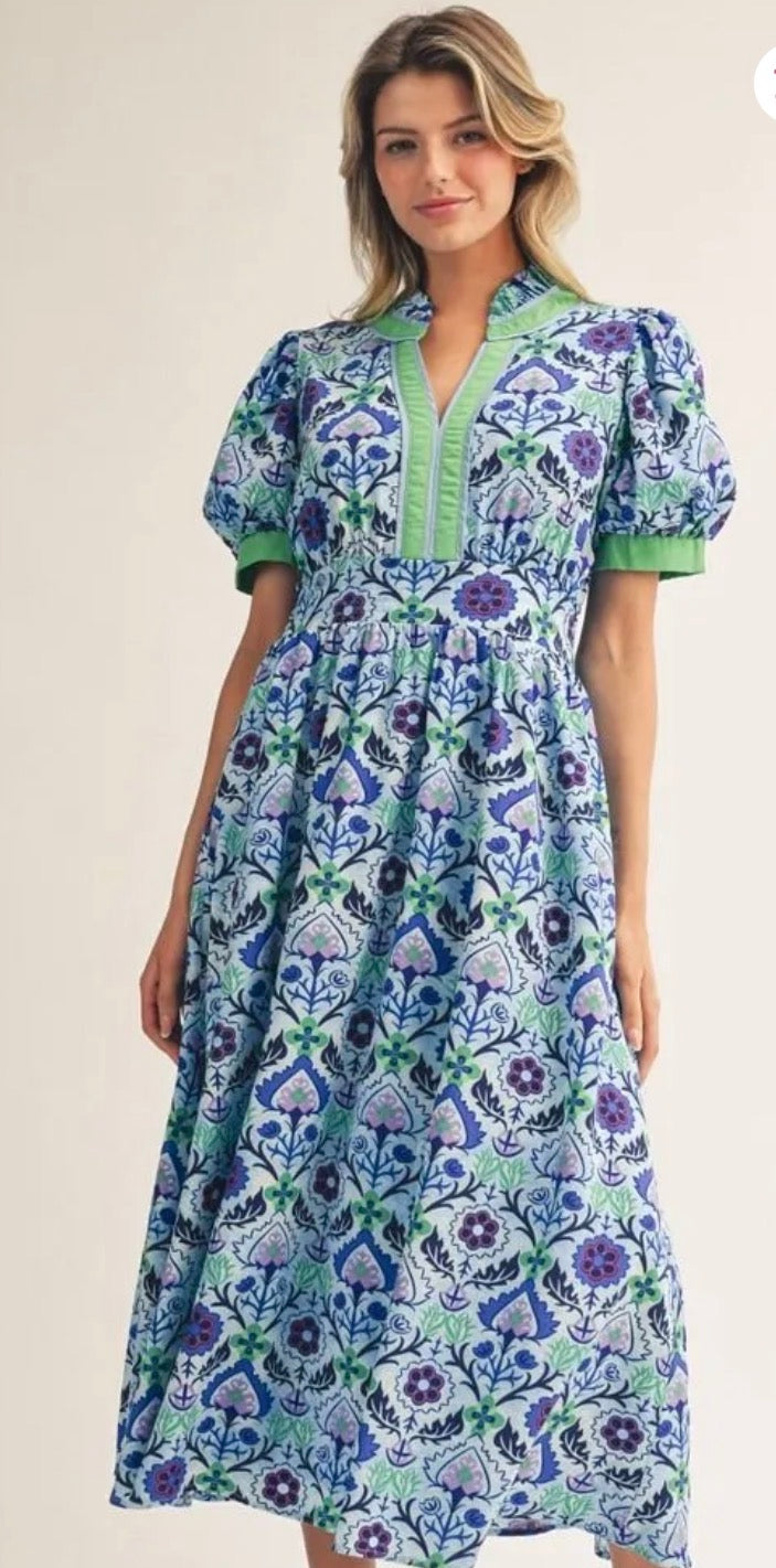 Floral Blue Mix