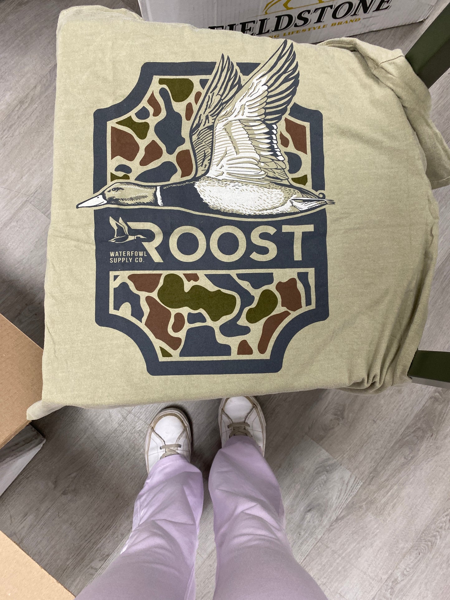 Roost camo shield