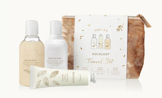 Goldleaf Travel Set with Beauty Bag