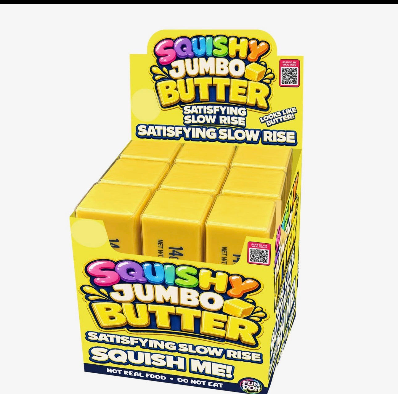 Jumbo slow rise butter squishy