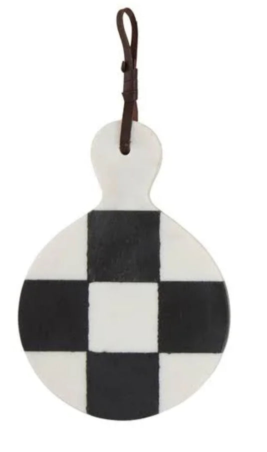Round Checkered Board
