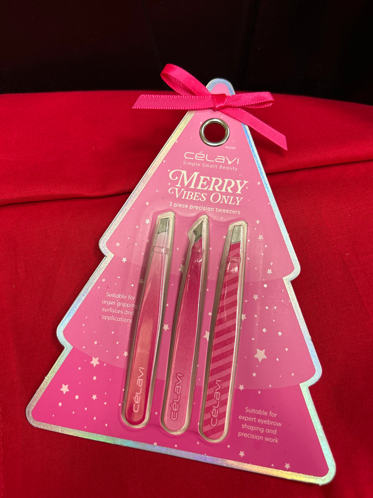 Merry Vibes Only 3pc Precision Tweezers