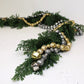 72" Gold Wood Bead Garland with Bell
