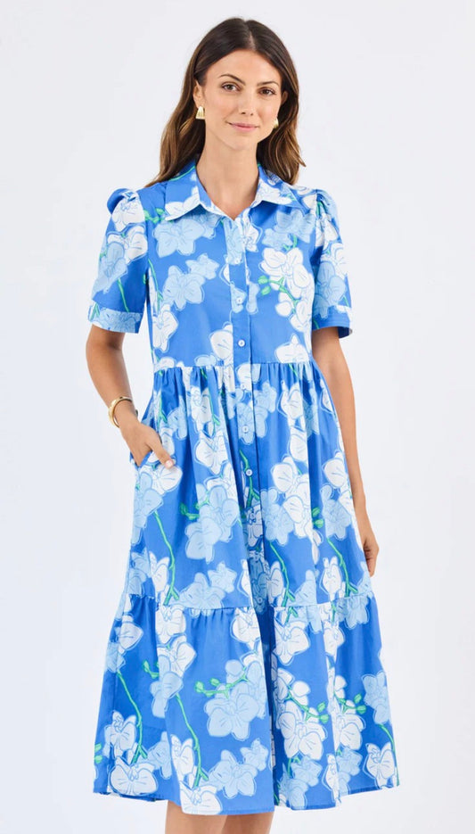 Jema Dress | Orchid Revere Blue