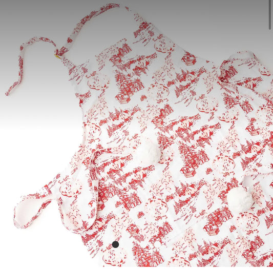 Santa Toile Children's Apron
