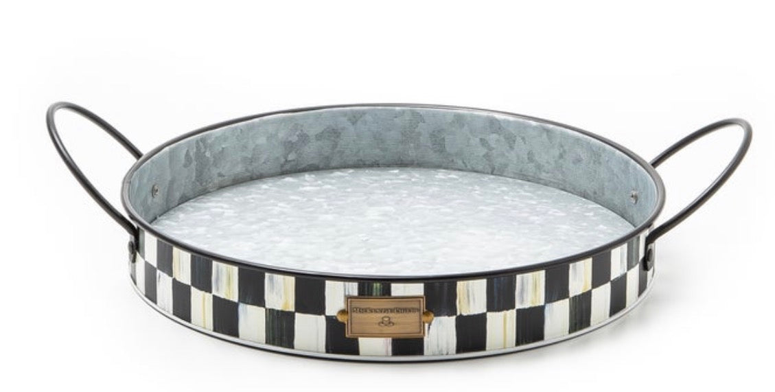 Spectator Galvanized Serving Trays