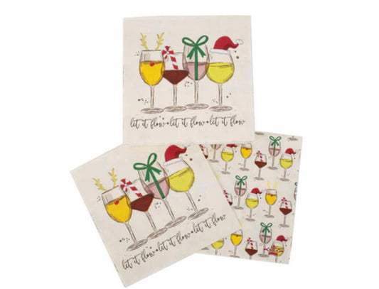 Let It Flow Cocktail Napkins