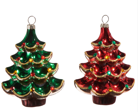 4.5" Vintage Tree Ornament