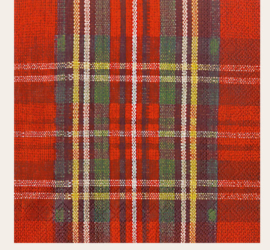 Classic Check Cocktail Napkin