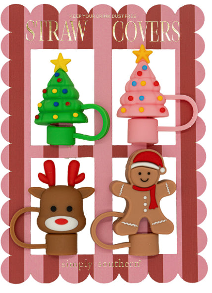 Christmas Straw Covers