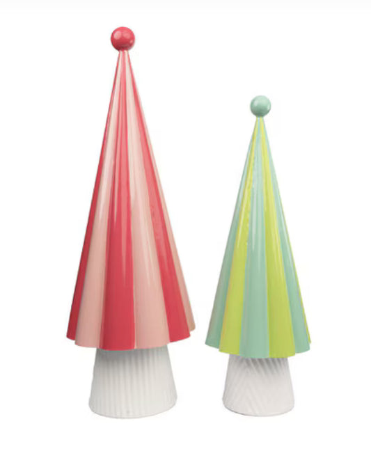 Pink & Green Standing Trees