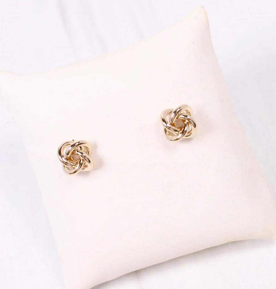 Rebekah Knot Earring GOLD