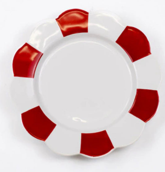 Scalloped Plate 8”