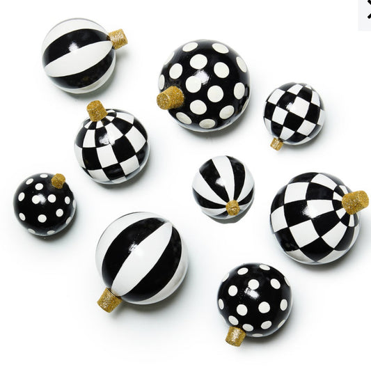 Courtly Ornament Bowl Fillers, Set Of 9