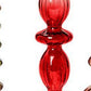 Holiday Ombre Hand-Blown Glass Candlesticks