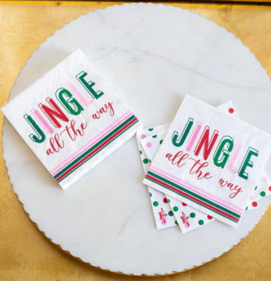 Jingle All The Way Cocktail Napkins