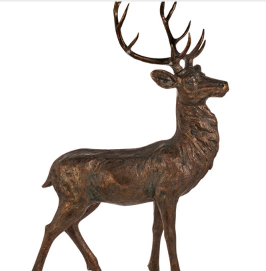 51" STANDING STAG STATUE