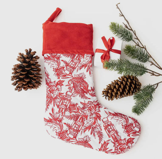 Nutcracker Toile
Quilted Stocking