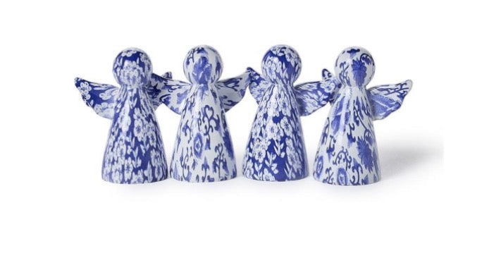 Blue and White Angel