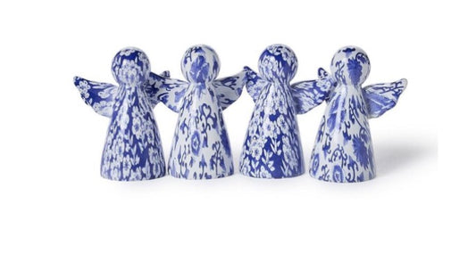 Blue and White Angel