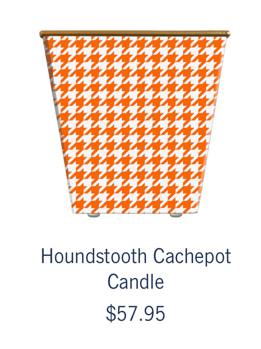 Houndstooth Cachepot Hedge Farm Candle with Red Currant Fragrance
