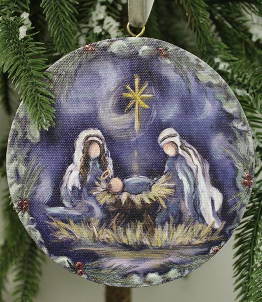 5” Holy Family Canvas LED Light Up