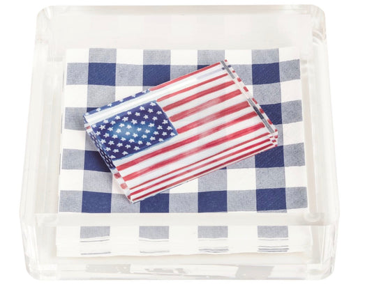 Flag Napkin Caddy Set