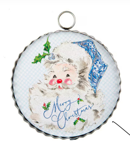 Mini Gallery Blue Santa