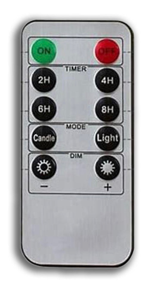 10 Button LED Candle Universal Remote w/4 Timer Settings