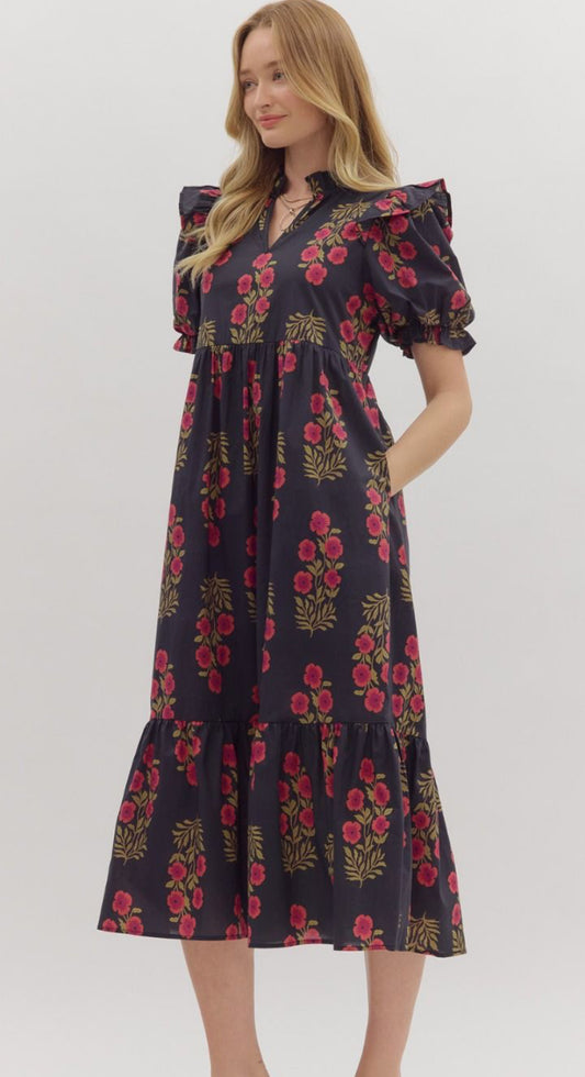 Black Floral