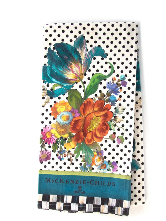Flower Market Dish Towel
