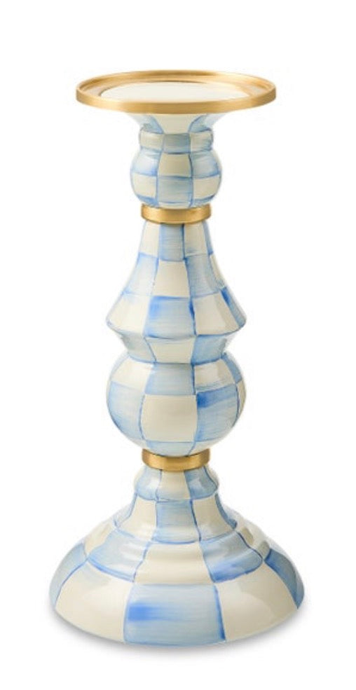 Sky Check Large Pillar Candlestick