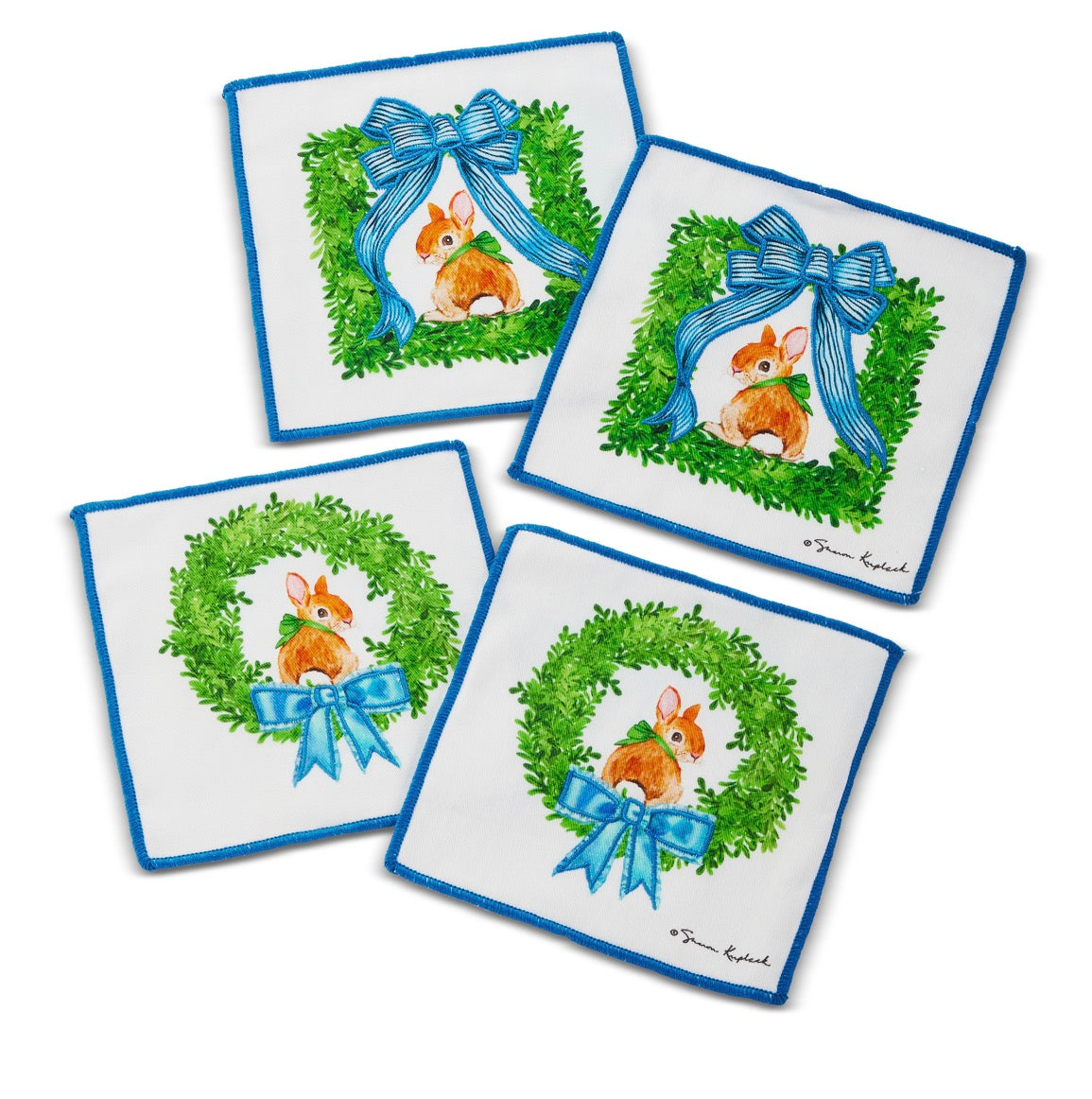 6" Fern And Fable Cocktail Napkins