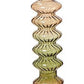 Holiday Ombre Hand-Blown Glass Candlesticks