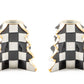 Check Tree Candle Holders, Set Of 2