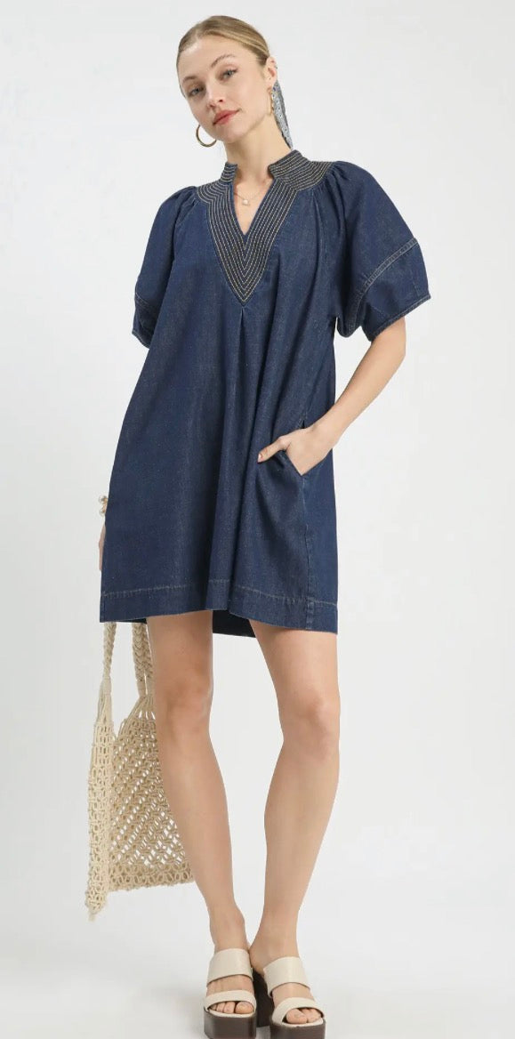 Denim Mini Dress